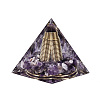 Orgonite Pyramid Resin Energy Generators DJEW-N003-07B-2
