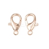 Zinc Alloy Lobster Claw Clasps E102-RG-4