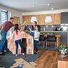 16Pcs 4 Colors Self Adhesive PVC Wall Stickers DIY-GO0002-15-7