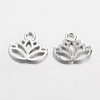 Tibetan Style Alloy Charms TIBEP-36884-AS-RS-2