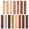 15Pcs 15 Colors Wood Blank Bookmarks for DIY Engraved Craft WOOD-ME0001-05-1