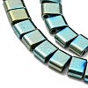 Electroplated Non-magnetic Synthetic Hematite Beads Strands G-C106-B02-02B-3