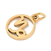 Ion Plating(IP) 304 Stainless Steel Charms STAS-R135-05G-07-2