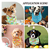 4Pcs 4 Styles Triangle Polyester Pet Handkerchi AJEW-CP0006-08A-02-6