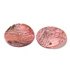 Spray Painted Natural Akoya Shell Pendants SHEL-F007-15B-14-3