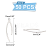 50Pcs 201 Stainless Steel Pendants STAS-DC0008-85-2