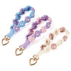 3Pcs Cotton Braided Flower Pendant Decorations AJEW-TA0002-72C-2