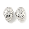 Textured Brass Beads KK-Q820-29P-1