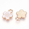 Alloy Enamel Charms ENAM-T022-07B-2