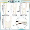 1 Set Wooden Knitting Fork for Hand Loom and Crafts DIY-BC0013-67-2