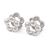 Non-Tarnish 304 Stainless Steel Hoop Earrings for Women EJEW-A049-01P-1