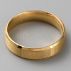 304 Stainless Steel Plain Band Rings for Woman Men RJEW-WH0017-09F-G-1