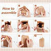 House Shaped Kraft Paper Candy Totes LS-CON-WH0105-01-4