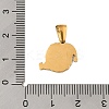 Christmas Theme 304 Stainless Steel Pendants STAS-R007-01Q-G-3