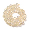 Electroplated Natural Agate Beads Strands G-B191-A07-10mm-02-4