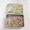 Star/Horse Eye/Teardrop Imitation Abalone Shell Pendant Stitch Markers HJEW-AB00396-1