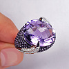 Oval Brass Micro Pave Cubic Zirconia Finger Rings for Women FS-WGFFB9D-01-1