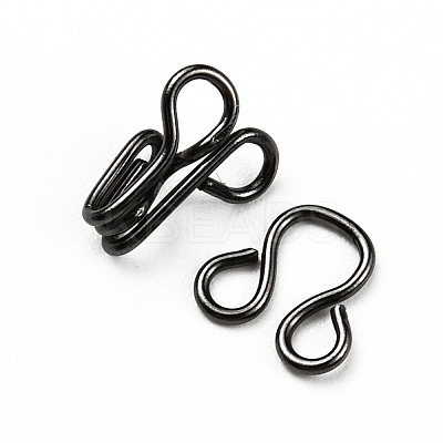 Brass Garment Hook and Eye KK-WH0044-93B-1