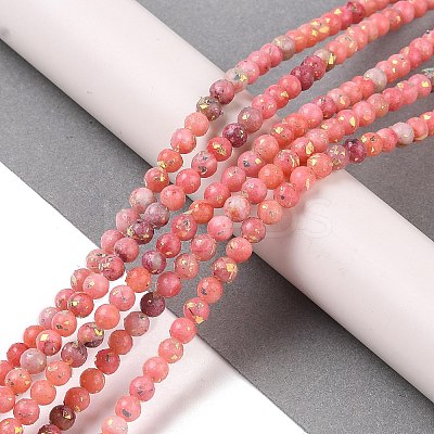 Assembled Natural Dolomite and Synthetic Opal Beads Strands G-Q017-G06-01E-1-1