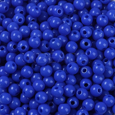 Opaque Acrylic Beads SACR-A007-01C-26-1