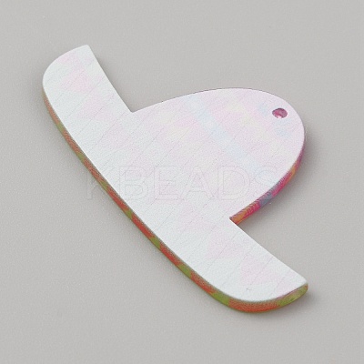 Carnival Themed Opaque Printed Acrylic Pendants SACR-WH0008-015A-1