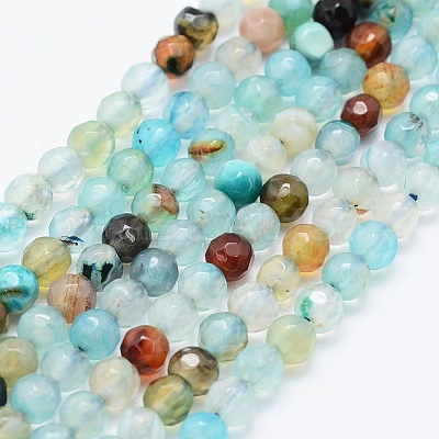 Natural Agate Beads Strands G-E469-12P-1