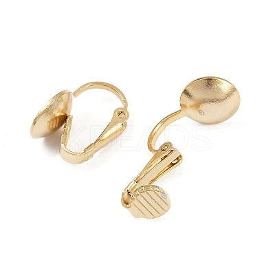 Brass Clip-on Earring Findings KK-P310-27B-G-1