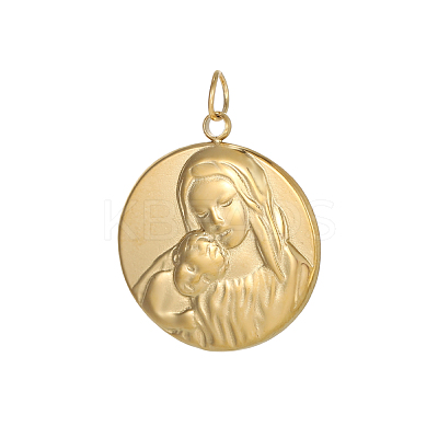 Mother's Day 304 Stainless Steel Pendants X-STAS-OY005-42G-02-1