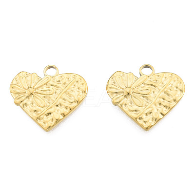 Ion Plating(IP) 201 Stainless Steel Pendants STAS-N098-242LG-1