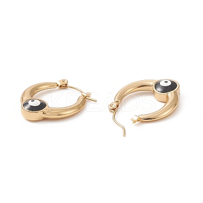 316 Stainless Steel Hoop Earrings LS-EJEW-I282-01C-01G-1
