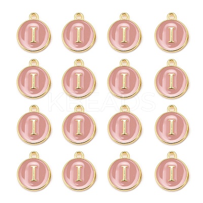 Golden Plated Alloy Enamel Charms LS-ENAM-S118-07I-1