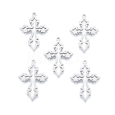 Non-Tarnish 201 Stainless Steel Pendant STAS-B027-15P-1
