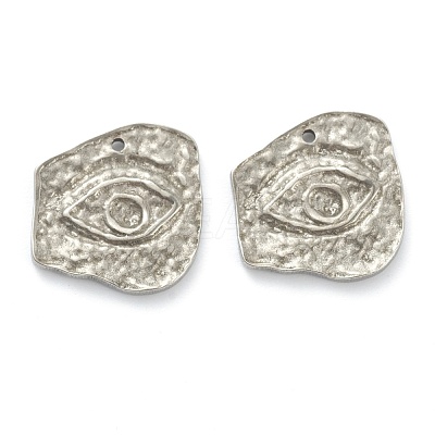 Non-Tarnish 304 Stainless Steel Pendants STAS-P279-37P-1
