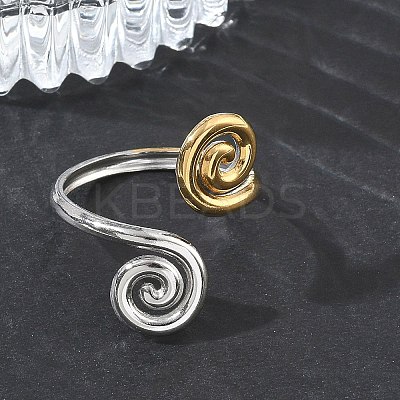 304 Stainless Steel Cuff Open Rings RJEW-D357-04GP-1