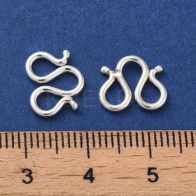 925 Sterling Silver W Shape Clasps LS-STER-K177-06C-S-1