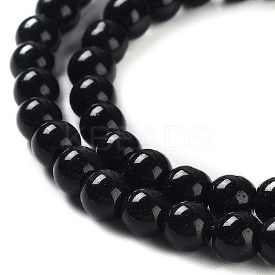 Baking Paint Pearlized Glass Pearl Round Bead Strands X-HY-Q003-6mm-80-1
