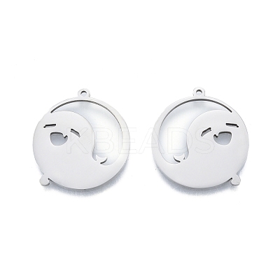 Non-Tarnish 201 Stainless Steel Pendant STAS-B027-14P-1