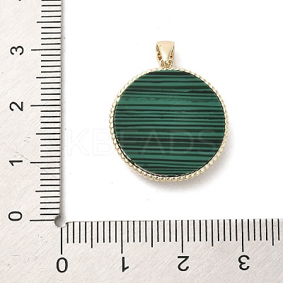 Brass Micro Pave Clear Cubic Zirconia Pendants KK-P260-30G-1