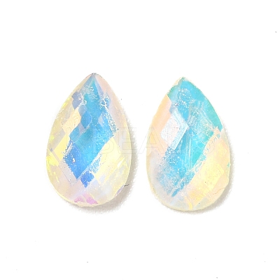 Flat Back Resin Rhinestone Cabochons MRMJ-T047-07E-1