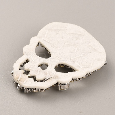 Skull Cloth Sew on Appliques DIY-WH0308-269B-1