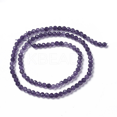 Natural Amethyst Beads Strands X-G-F596-13-2mm-1