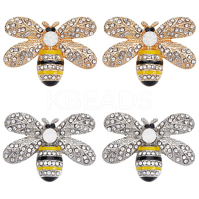 Bumblebee Charms 4pcs