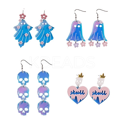 Halloween Theme Silicone Pendant Molds DIY-Q030-05A-1