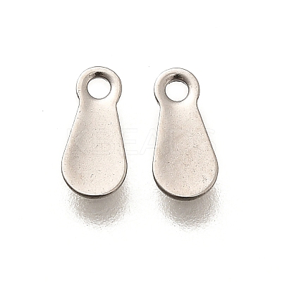 304 Stainless Steel Stamping Blank Tag Charms STAS-F311-04P-02-1