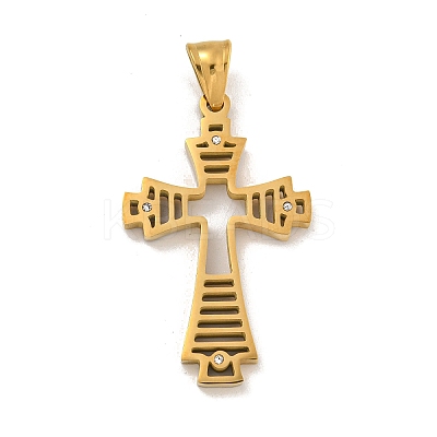 Ion Plating(IP) 304 Stainless Steel Pendants STAS-D110-14G-1