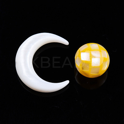 Natural Freshwater Shell Beads SSHEL-N032-51-A02-1
