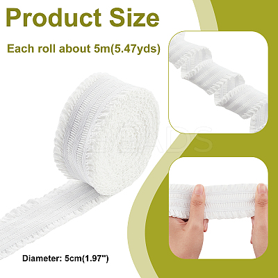 Polypropylene Fiber Lacework Elastic Cords EC-AR0001-03A-1
