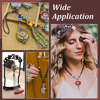 6Pcs Ethnic Style Zinc Alloy with Resin Connector Charms FIND-PH0028-05A-1