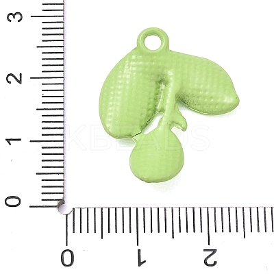 Spray Painted Alloy Pendants AL-CBAF9D9-01A-01-1