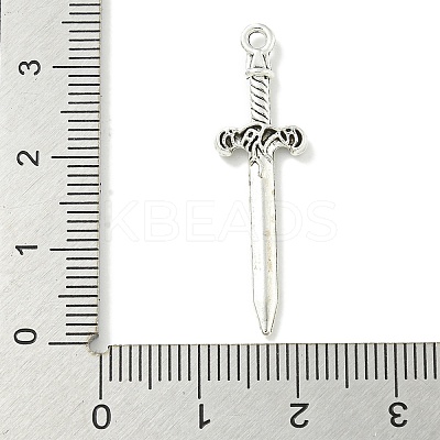 Tibetan Style Alloy Pendants TIBE-I026-5965AS-1